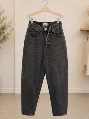 Citizens Of Humanity High-Rise Washed Black Jeans